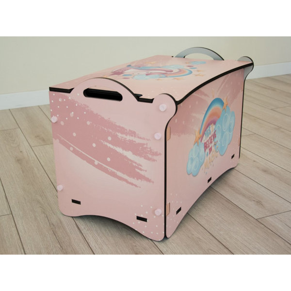 Bless international Manufactured Wood Toy Box Wayfair